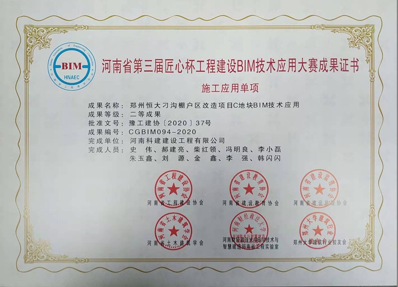 鄭州恒大刁溝棚戶(hù)區(qū)改造項(xiàng)目C地塊BIM技術(shù)應(yīng)用